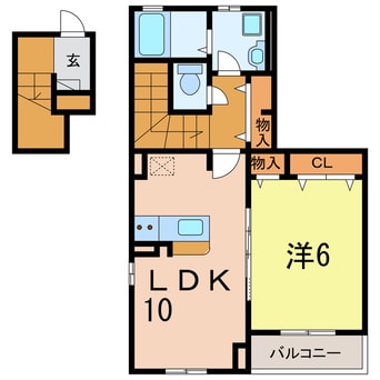 間取図 クレールコート