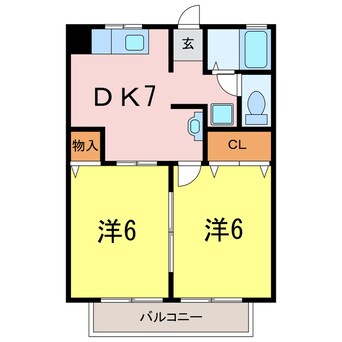 間取図 グラッド安城