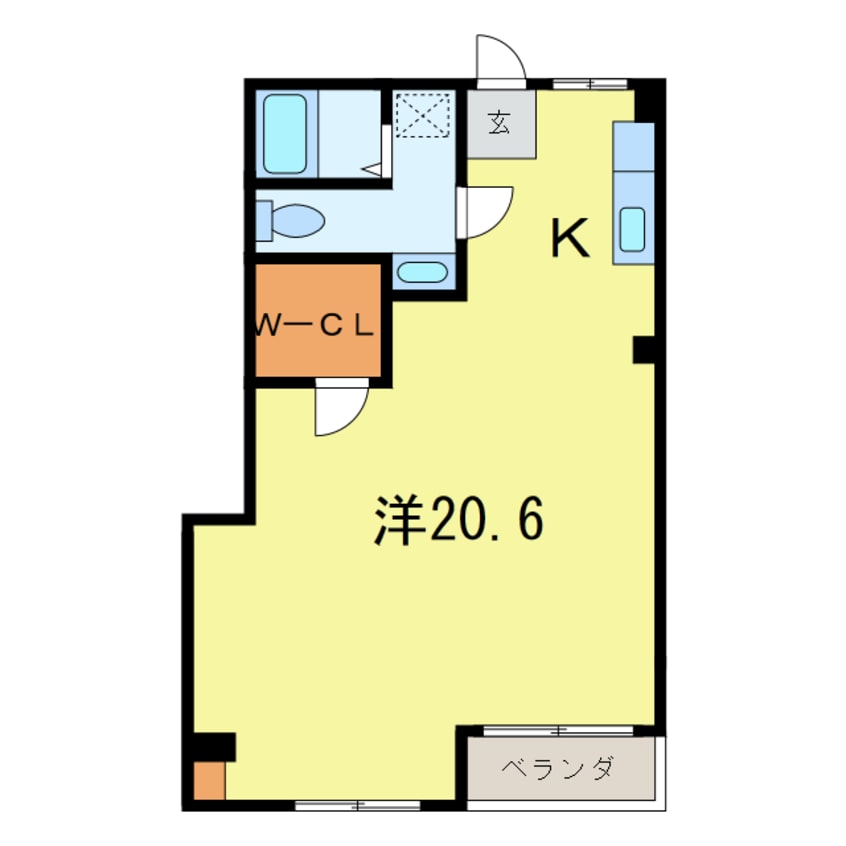 間取図 第一知商ビル