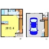 Garage　Villa Yonezu 1Rの間取り
