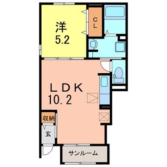 間取図 アルコ　イーリス