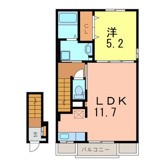 間取図 アルコ　イーリス