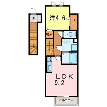 間取図 アルカンシエル　Ｂ棟