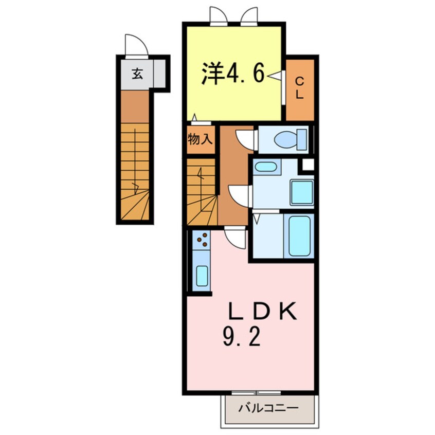 間取図 アルカンシエル　Ｂ棟