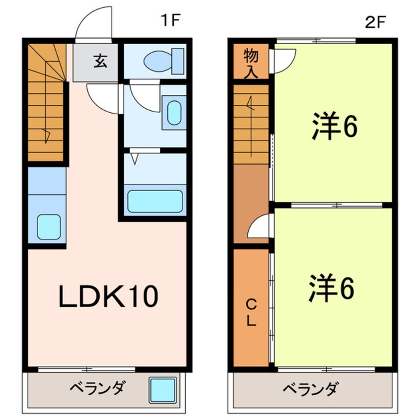 間取図 ヴィラカミヒコ10