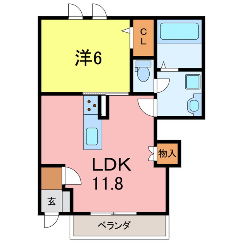 間取図 プランドールⅡ