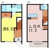 Maisonette　park霞浦 1LDKの間取り