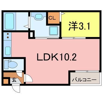 間取図 Warren　hekinannishiki　Ⅱ