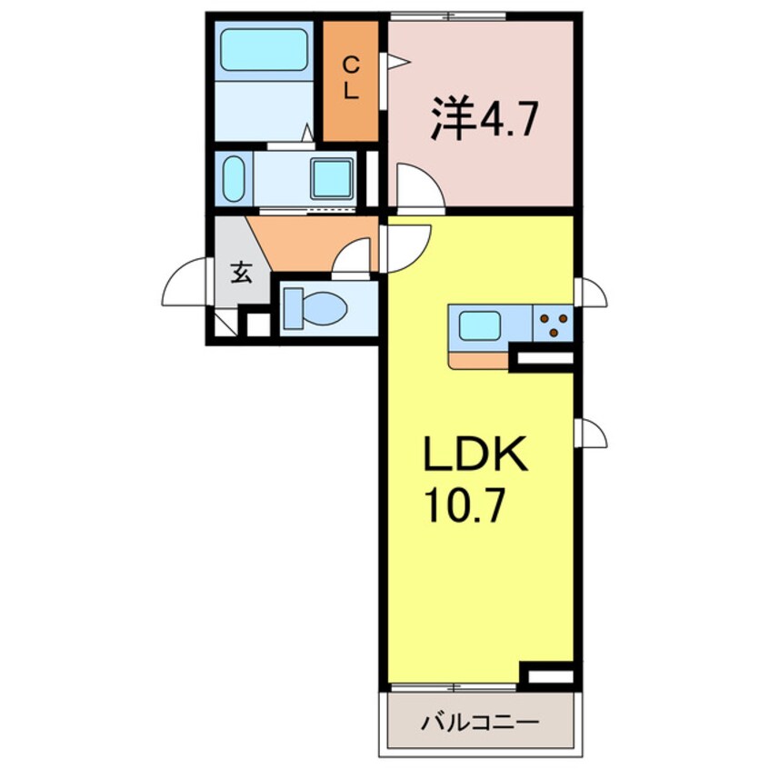 間取図 D-room Nohn