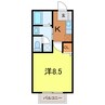 コーポベル 1Kの間取り