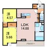 ココブラン 2LDKの間取り