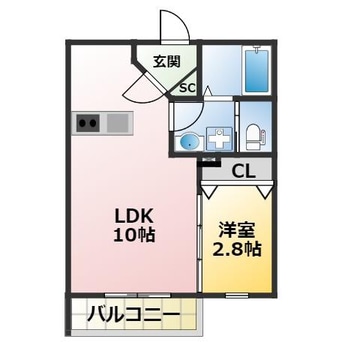 間取図 LIBERA刈谷元町