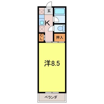 間取図 パレスM&K