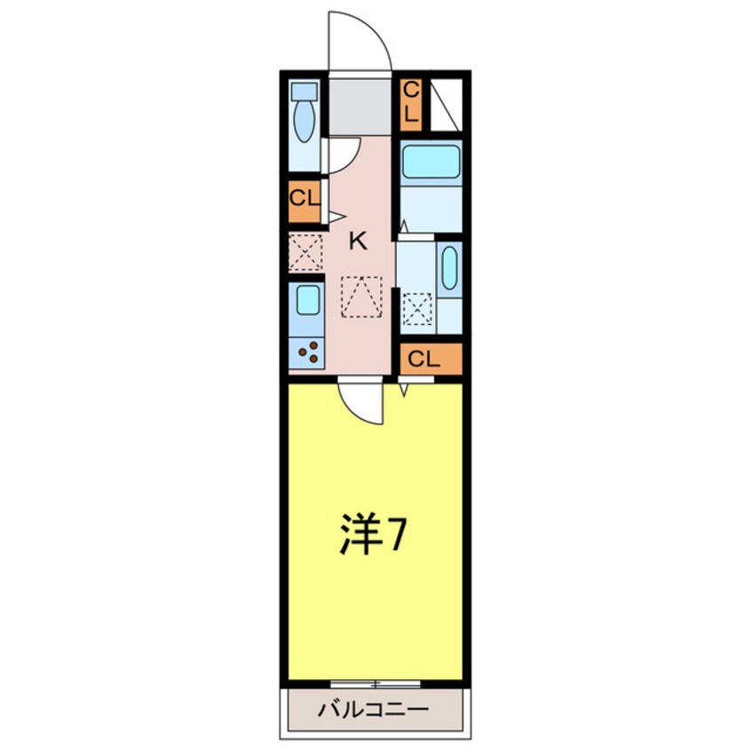 間取図 仮）D-Square大和町