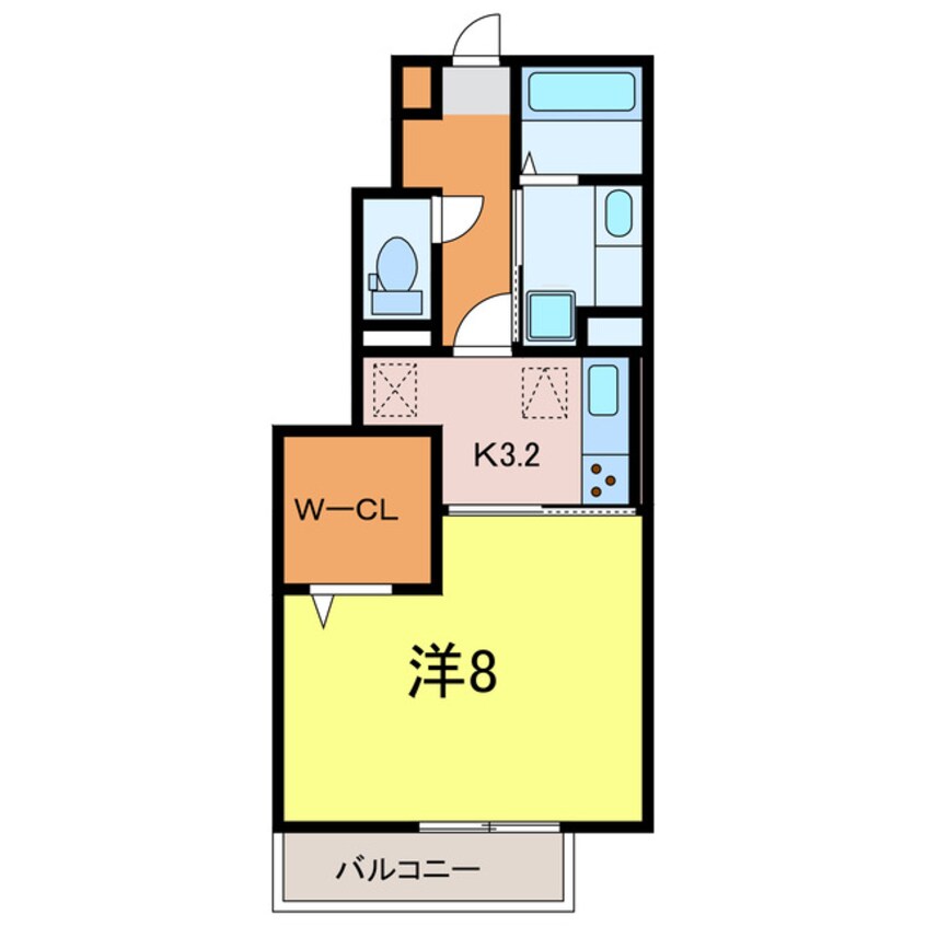 間取図 仮称）DーROOM刈谷市小山町