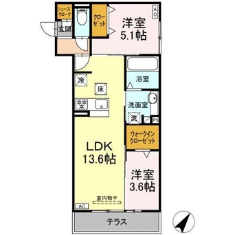 間取図 仮称）GRAND　Dーroom豊田市若林西町