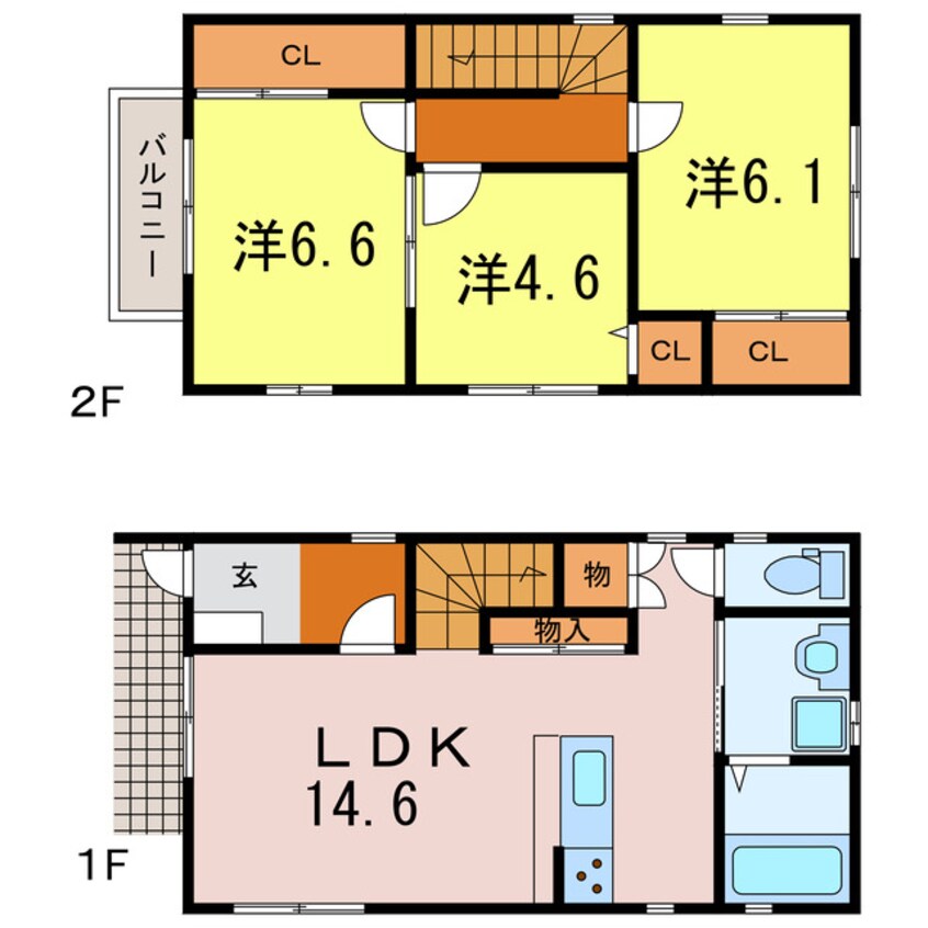 間取図 炭家グリーンガーデンⅢ