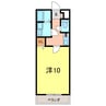 アンプルールリーブルBonheur 1Kの間取り