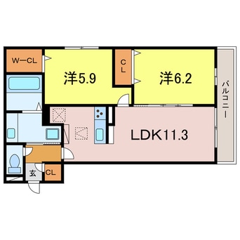 間取図 GRAND D-ROOM花園