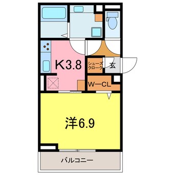 間取図 D-avance池端