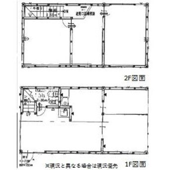 間取図 今川町元川貸店舗