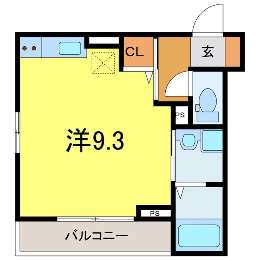 間取図 ボヌールS安城