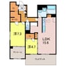 HIGH　LINE　PARK 2LDKの間取り
