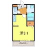 J・precious 1Rの間取り