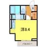 アーバン・ベース 1Rの間取り