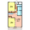 ＰＩＡ 2LDKの間取り