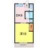 サンライズ9 1DKの間取り