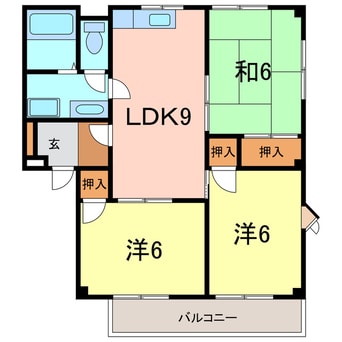 間取図 Corpolos SAKAIⅠ