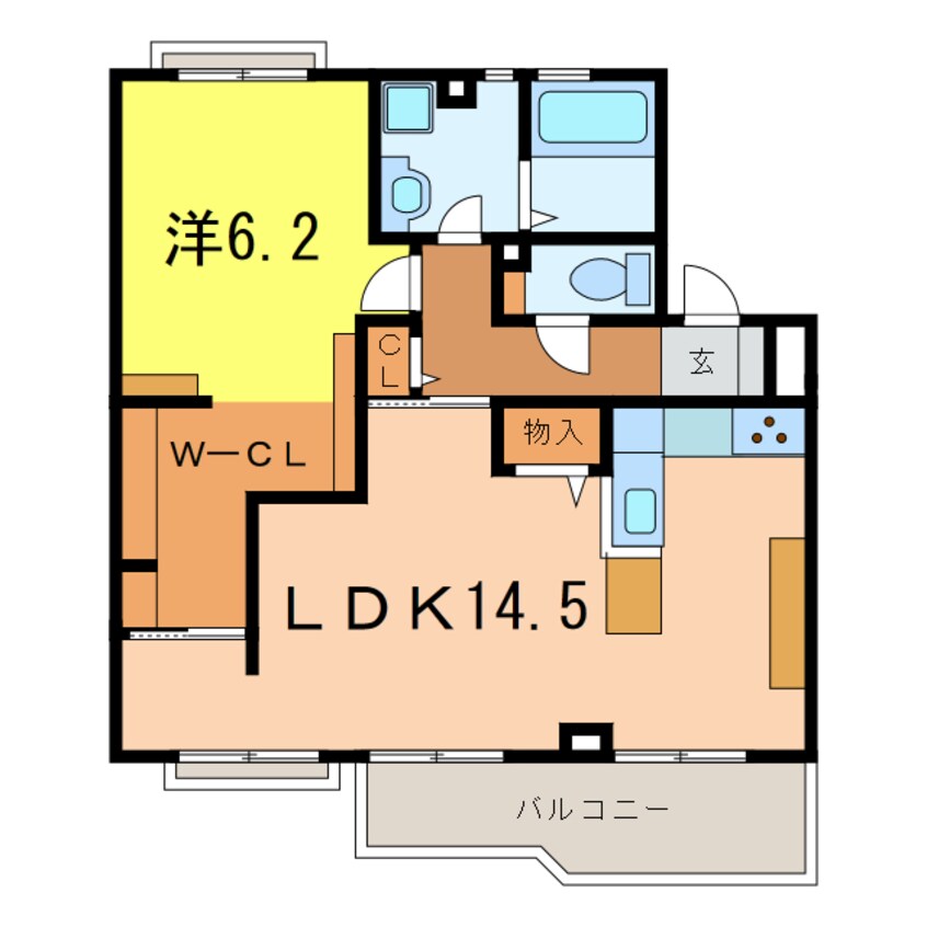 間取図 エル　ブルック
