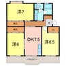 ファミールさかい 3DKの間取り