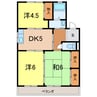 バロン幸定野 3DKの間取り