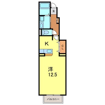 間取図 クラーベル志貴