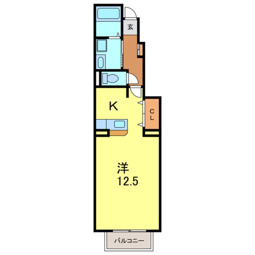 間取図 クラーベル志貴
