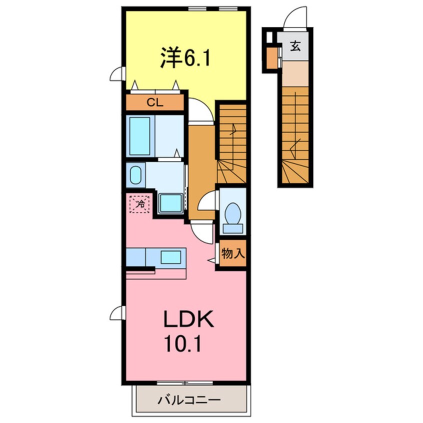 間取図 クラーベル志貴