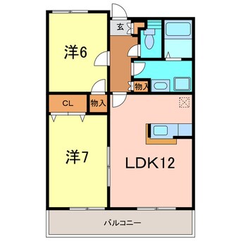 間取図 Ｋ・Ｒ・Ｔ