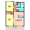 Ｋ・Ｒ・Ｔ 2LDKの間取り