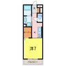 Ｍild 1Kの間取り