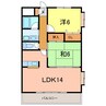 ステーシア雅Ⅱ 2LDKの間取り