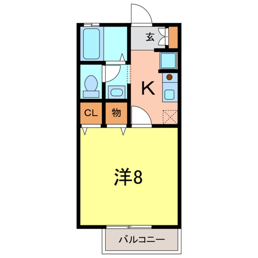 間取図 ケーナ保田
