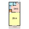コーポサクセス 1DKの間取り