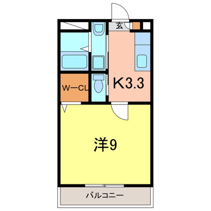 間取図 サンメゾン弘栄