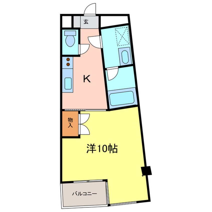 間取図 カーサヨサミ