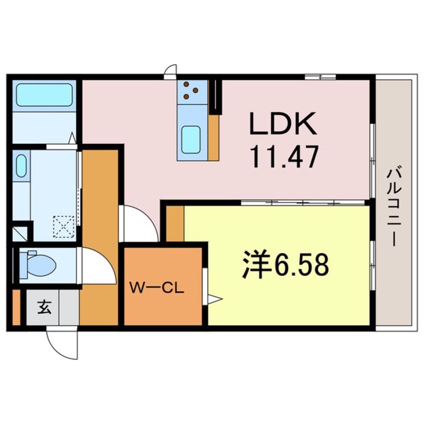 間取図 シティシャルム