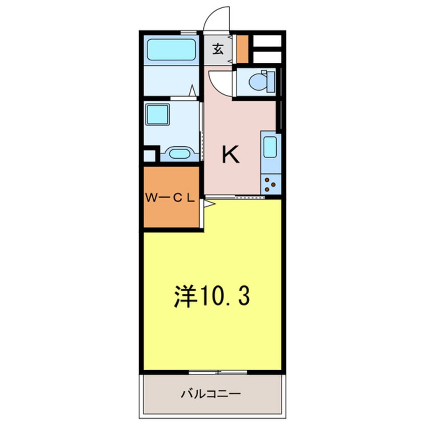 間取図 ＴＨＥ　ＦＩＲＳＴ