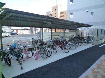 駐輪場 蟹江マンション