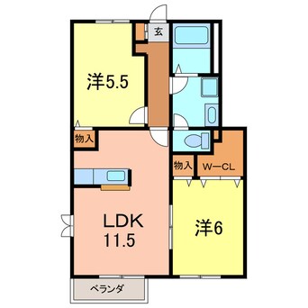 間取図 ロイヤルパーク岬
